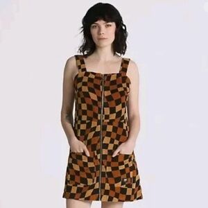 VANS Jagger Dress Women's Size S Multicolor Cotton Corduroy Casual Size Small